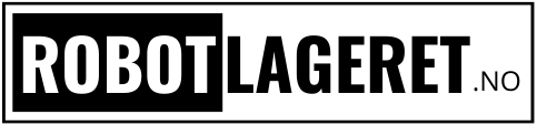 Robotlageret logo. Tilbehør til robotstøvsuger